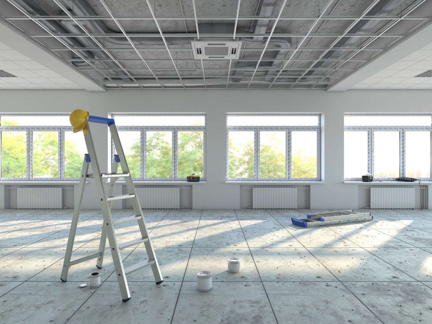 Departamento en remodelación con muros y plafones de tablarroca nuevos